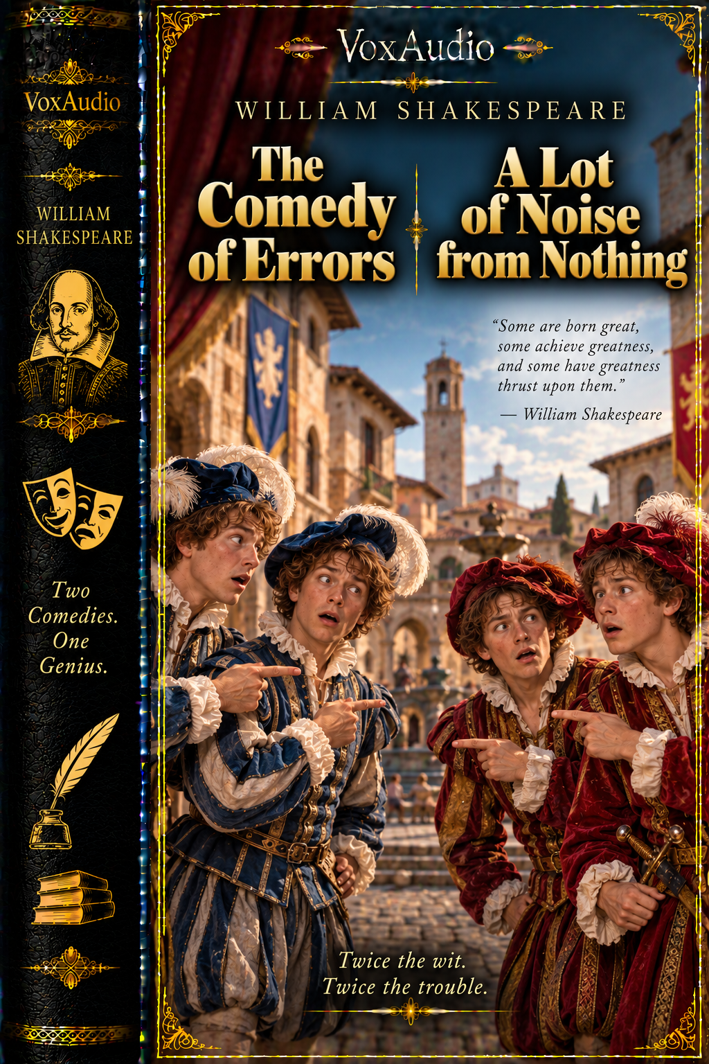 Comedy of errors. a lot of noise from nothing